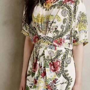 Size 2P Anthropologie Collette Dinnigan Silk Dress